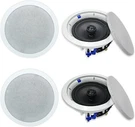 Herdio 6.5'' 600W Indoor Ceiling Speakers 2-WAY Wired Home Theater System. Fixed Price $148.79.