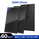 400W (200W*2) 18V Solar Panel N-type Mono 18BB Roof Rv Boat Off-grid Battery. Fixed Price $124.99.