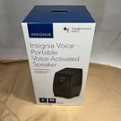 Insignia Voice Smart Portable Bluetooth Speaker &google Assistant NS-CSPGASP2. Fixed Price $39.00.