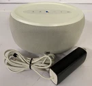 Jbl Link 300 Wi-fi Bluetooth Google Voice-active Speaker White Shown Working. Fixed Price $70.00.
