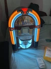 Crosley Original Ijuke Jukebox Apple Ipod Music Color Lights CR17 With Remote. Fixed Price $139.99.
