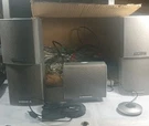 Samsung Surround Speakers Set Of 5 Silver PSFA390E. Fixed Price $45.00.
