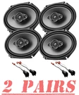 Pioneer 350W 4-WAY 6" X8" Front & Rear Speakers 2005-2009 Ford Mustang. Fixed Price $161.99.