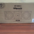 Klipsch RP-500C Ii Center Speaker Ebony Rectangular Reference Premiere. Fixed Price $298.00.