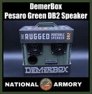 Demerbox DB2 Pesaro Green Pelican Case Bluetooth Speaker Waterproof. Fixed Price $399.99.