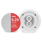 Pyle 2-WAY Ceiling Speaker, Dual Channel Stereo From 5.25-INCH, White. Fixed Price $53.99.