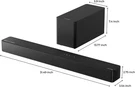 Ultimea Poseidon M60 5.1CH Surround Sound Bar With Subwoofer, Dolby Atmos,. Fixed Price $115.99.
