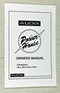 Audix Powerhouse Speakers PH-3, PH-4, PH-5, PH-6 Owners Instruction Manual. Fixed Price $19.95.
