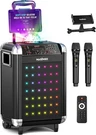 Masingo Karaoke Machine For Adults And Kids With 2 Bluetooth Wireless Black. Fixed Price $99.94.