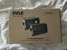 Pyle PDWR42BBT 3.5" Bluetooth Indoor/outdoor Speakers 200W Rms Black. Fixed Price $40.00.