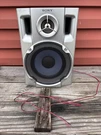 Sony SS-EC50 Stereo Speaker Silver Music 12 Inches Tall X 8.5 Wide. Fixed Price $29.99.