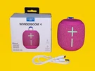Ultimate Ears Wonderboom 4 Waterproof Bluetooth Speaker Pink - Mint Condition. Fixed Price $69.99.