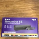 Roku Streambar Se 4K Bluetooth Wi-fi Media Streamer W/ Remote, Hdmi, Optical. Fixed Price $79.99.