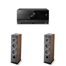 Focal Vestia NO4 Dark Wood 3-WAY Floorstanding Speakers (2) With 9.2 Receiver.... Fixed Price $5019.99.