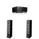 Focal Vestia NO3 Black Floorstanding Speaker Pair With RX-A4ABL Av Receiver B.... Fixed Price $3449.99.