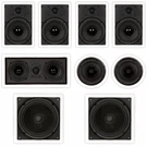Theater Solutions TST87 Flush Mount 7.2 Speaker Set 8" Wall And Ceiling. Fixed Price $399.99.
