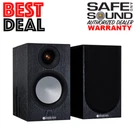Monitor Audio Silver 100 7G Bookshelf Speakers (pair) Black Oak. Fixed Price $1649.00.