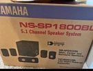 Yamaha NS-SP1800BL 5.1 Channel Speaker System Surround NS-AP2600 Open Box New. Fixed Price $315.99.