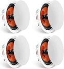 Vevor 4-PACK 8" Ceiling Speakers 400W Flush Mount Home In-wall System. Fixed Price $102.99.