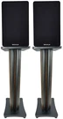 (2) Rockville Rockshelf 68D 400W Dark Wood 6.5" Bookshelf SPEAKERS+28" Stands. Fixed Price $214.90.