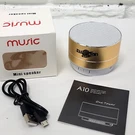 Mini Bluetooth Speaker Gold Tone Soul Train Cruise Promo Exclusive New 10TH Anni. Fixed Price $9.99.