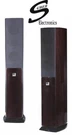 New Suber Electronics Floor Standing Tower Speaker Pair, Metallic Cherry. Fixed Price $279.99.