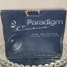 Paradigm Cinema V.1 Surround Sound Speakers Bookshelf Satellite Black New Box. Fixed Price $129.97.