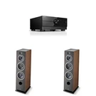 Focal Vestia NO4 Loudspeaker Pair In Dark Wood With RX-A4ABL Av Receiver Bundle. Fixed Price $3909.99.