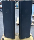 Vintage Pair Of Black Infinity Kappa 7.1 Floor Standing Tower Speakers Tested. Fixed Price $499.99.