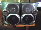 Sharp CP-XP500 Bookshelf Speakers Pair 5-1/8" Woofer 150W 6 Ohm Silver Blue. Fixed Price $22.50.