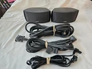 Bose Cinemate AV3-2-1 Series Media Center Satellite Speakers With Orig. Cords. Fixed Price $74.99.