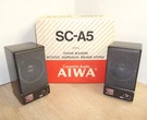 Vintage Aiwa SC-A5 Power Booster Acoustic Suspension Speakers Tested & Working. Fixed Price $39.95.