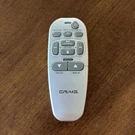 Craig CM402 Audio System Replacement Remote Control Genuine Original Silver. Fixed Price $9.99.