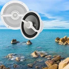 Waterproof Boat Speakers 2PCS 200W 8" 2-WAY Marine 4 Ohms IP65 Audio Systems. Fixed Price $65.97.