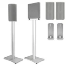 Floor Stand For Sony HT-A9M2 SA-RS5 Speaker Silvery Aluminum Pole. Fixed Price $174.99.