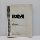 Rca High Fidelity Stereo System Manual Model Rp 8593. Fixed Price $9.99.