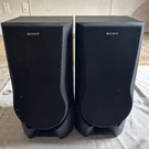 Pair Of Sony SS-D2900 Bookshelf Speakers Tested Working 8 Ohm 100W Usa. Fixed Price $60.00.