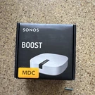 Nib Sonos Boost White Wireless Network Speaker Transmitter. Fixed Price $58.00.