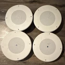 Atlas Sound GD87VW Ceiling Speakers 1.0 Channel Wired 8W White/black Lot Of. Fixed Price $200.00.