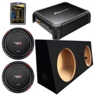 Cerwin Vega 2-12" 2600 Watts Subwoofers W/1CH Bass Amplifier & Sealed Angle Box. Fixed Price $534.99.