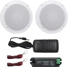 4" Waterproof Bluetooth Ceiling Speakers For Home, Boat, Kitchen & Outdoor. Fixed Price $93.99.