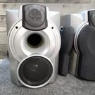 Aiwa SX-WNA888 Speaker Pair Left &right Grey W/ Grill Cover Book Case Table Top. Fixed Price $59.99.