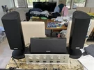 Polk Audio RM-201 / RM-202CC Speaker Home Theater Set Tested Black. Fixed Price $115.00.