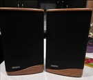 Advent Mini Ii Bookshelf Speakers Pair 2.0 Wired Black/brown Wood. Fixed Price $170.00.