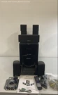 Paramax HT-81 Digital Theater Power Subwoofer And 4 Cube Center Speakers. Fixed Price $99.99.