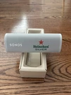 Sonos Roam 1 Wireless Bluetooth Speaker Heineken Silver White. Fixed Price $90.00.