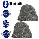 Theater Solutions Wireless 200W Rechargeable Bluetooth Rock Speaker Pair Grey. Fixed Price $59.99.