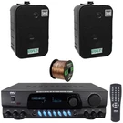 Pyle Home Stereo Digital Receiver, 2X 5.25" 400W Indoor/outdoor Speakers, Wire. Fixed Price $197.99.