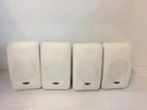 Polk Audio Series M2 Bookshelf Speakers - Set Of 4 White, Wall Mount Brackets. Fixed Price $144.40.