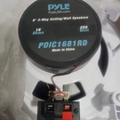 Pyle Pair Flush Mount In-wall In-ceiling 2-WAY Home Speaker System PDIC1681RD. Fixed Price $40.50.